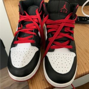 Jordan Kids Sneakers - Black, Red, and White